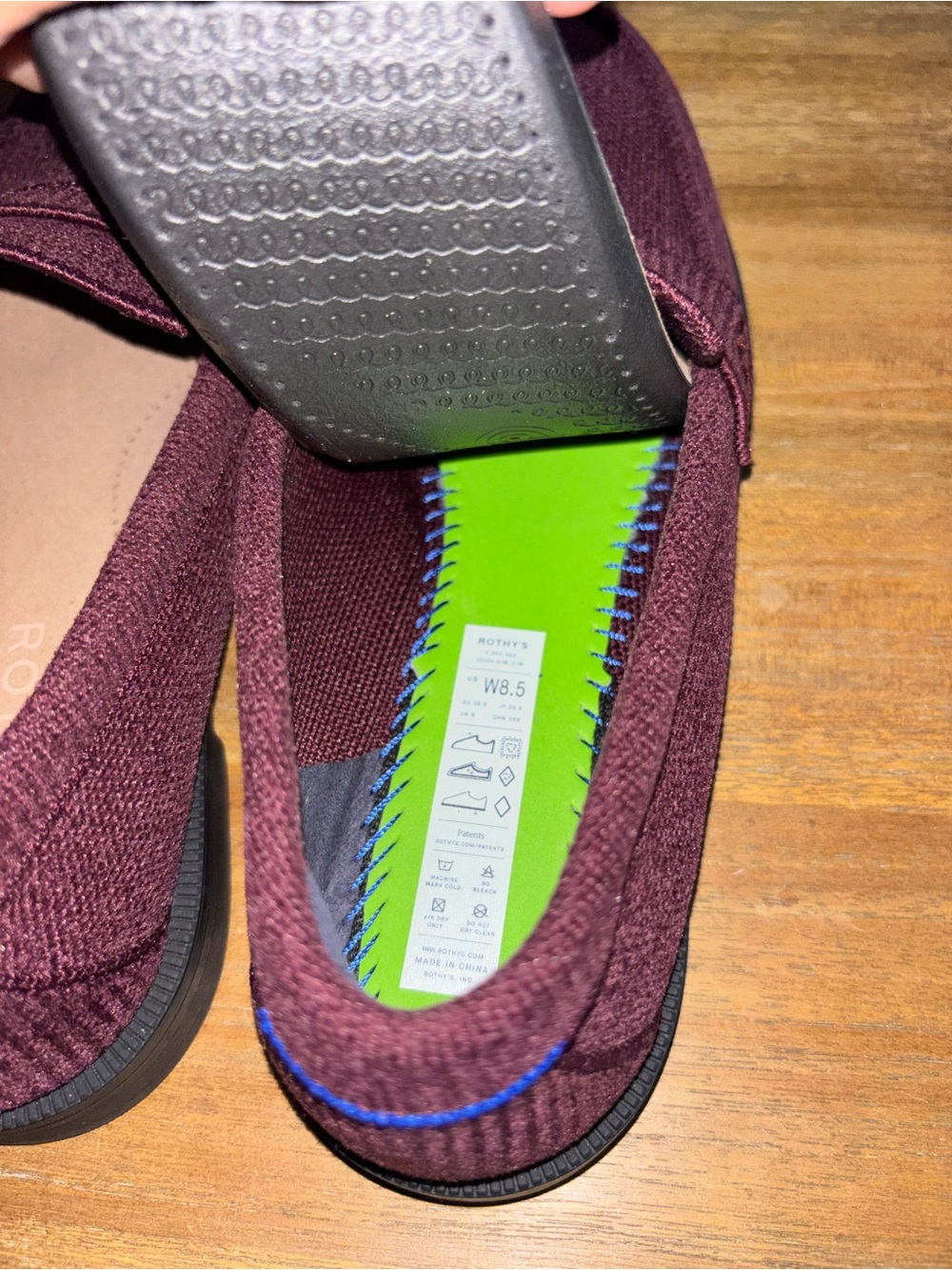 Women Burgundy Penny Loafers 8.5 NWOB - Picture 5 of 6